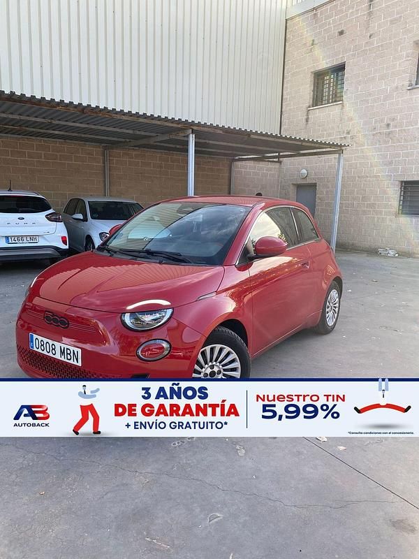 Rojo Usado 2022 Fiat 500e Red Utilitario | 16.250 € (Un poco caro) - Imagen 1/3
