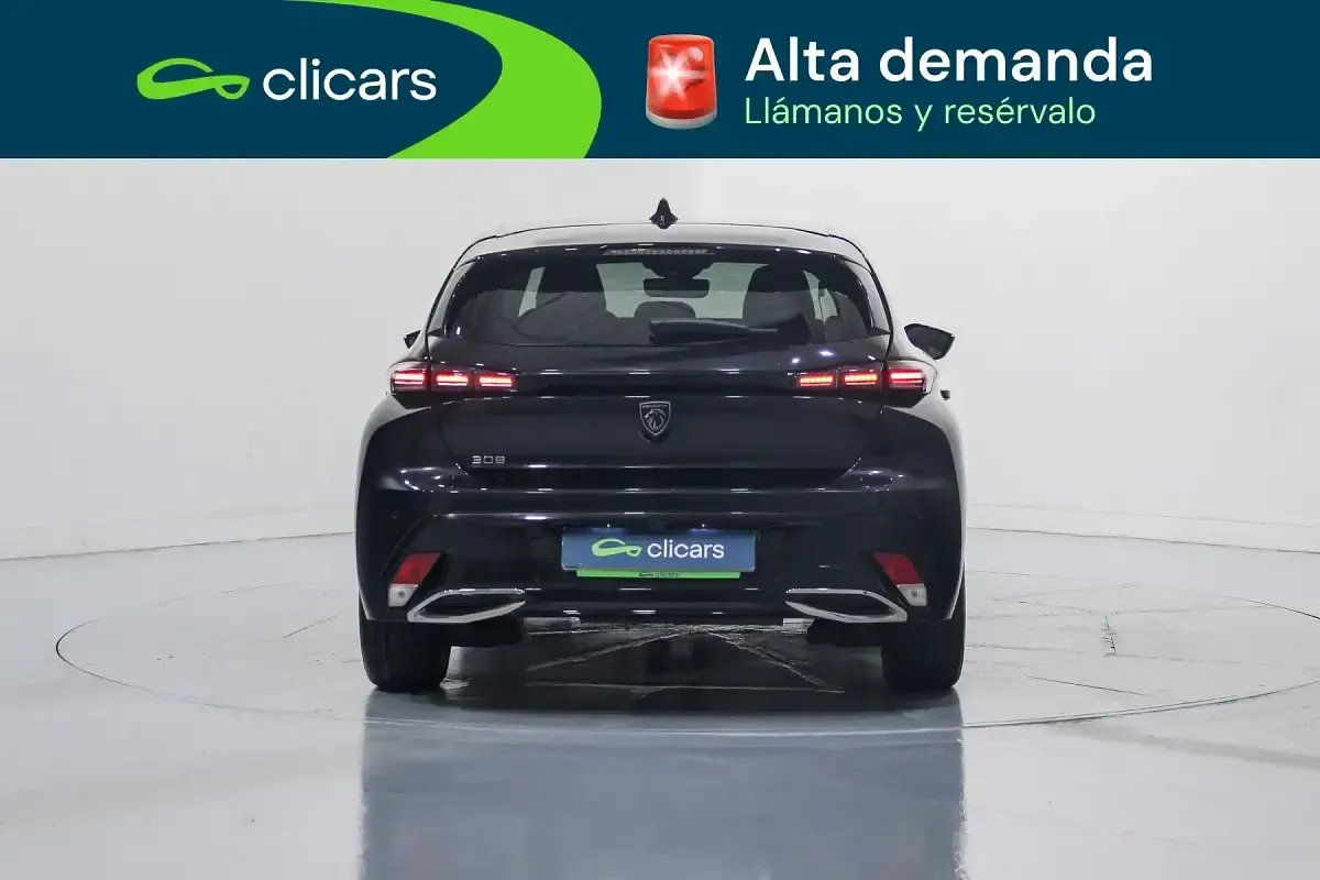 Usado Peugeot 308 Allure 130 CV (95 kW) 2024 Negro Berlina