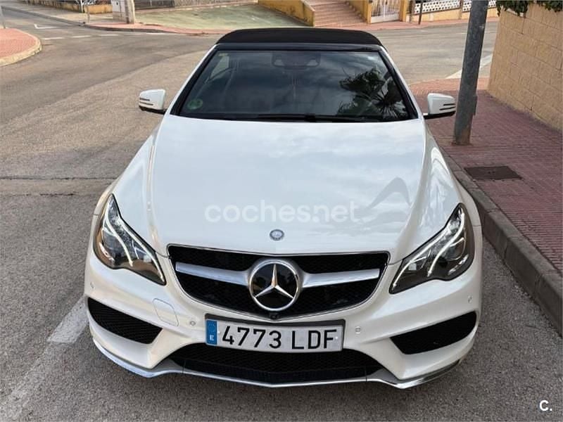 Blanco Usado 2016 Mercedes E350 Descapotable | 27.500 € (Super precio) - Imagen 1/4
