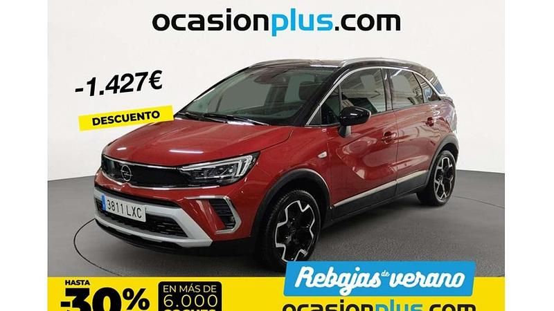 Rojo Usado 2022 Opel Crossland Ultimate SUV | 13.973 € (Precio justo) - Imagen 1/4