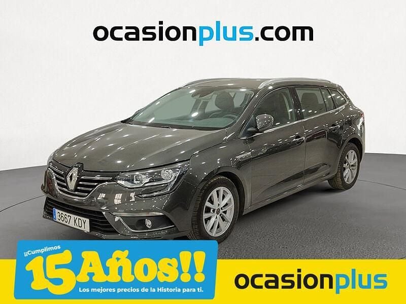 Gris / plata Usado 2017 Renault Mégane GrandTour Zen Familiar | 11.050 € (Buen precio) - Imagen 1/4