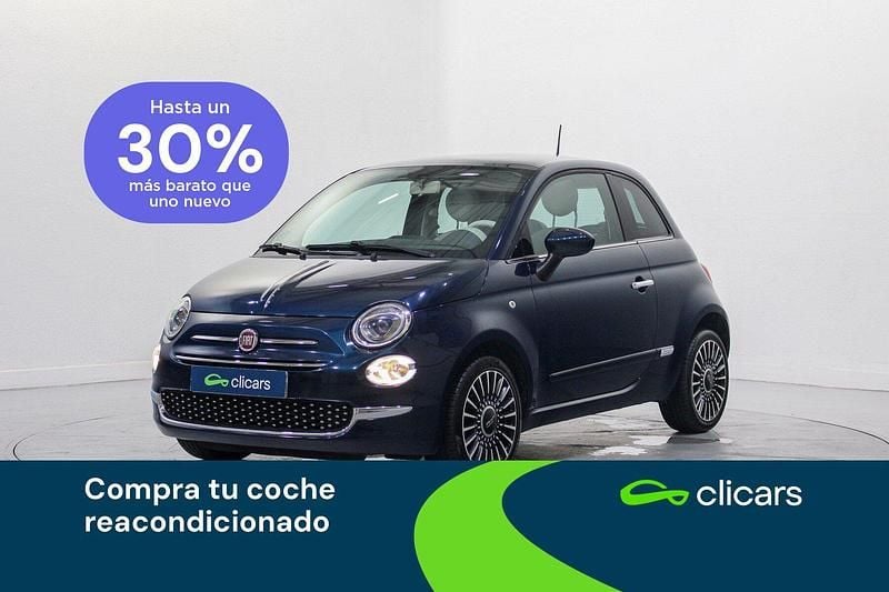 Azul Usado 2018 Fiat 500 Lounge Utilitario | 9390 € (Precio justo) - Imagen 1/4