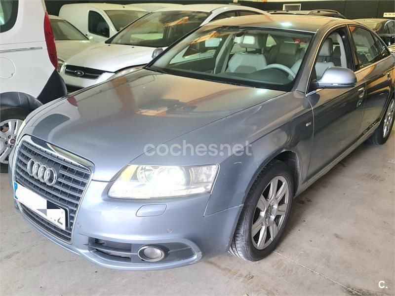 Usado Audi A6 S-Line 170 CV (125 kW) 2009 Azul Berlina