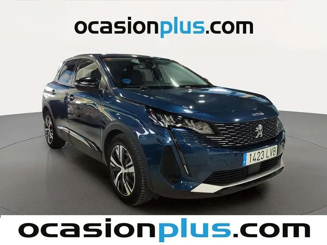 Usado Peugeot 3008 Allure 224 CV (164 kW) 2021 Azul SUV