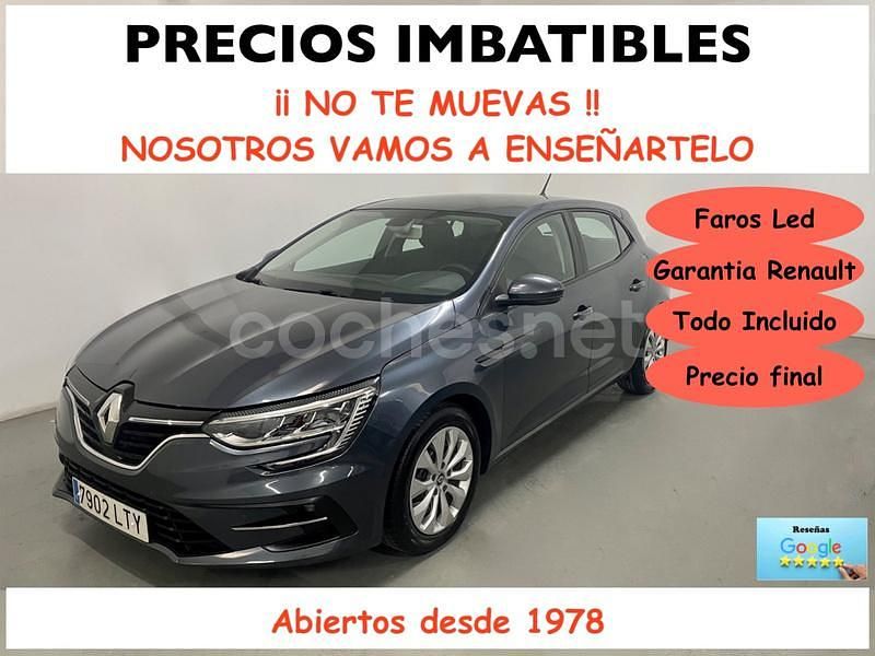 Gris / plata Usado 2021 Renault Mégane IV Life Berlina | 17.400 € (Precio justo) - Imagen 1/4