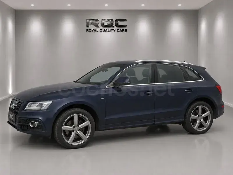 Usado Audi Q5 Ambition 245 CV (180 kW) 2014 Azul SUV