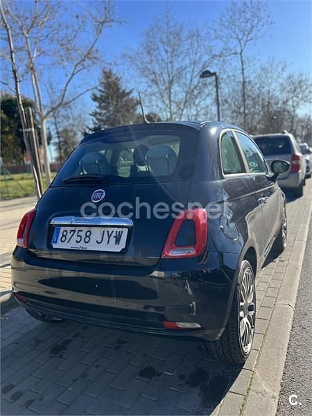 Usado Fiat 500 69 CV (50 kW) 2017 Negro Berlina