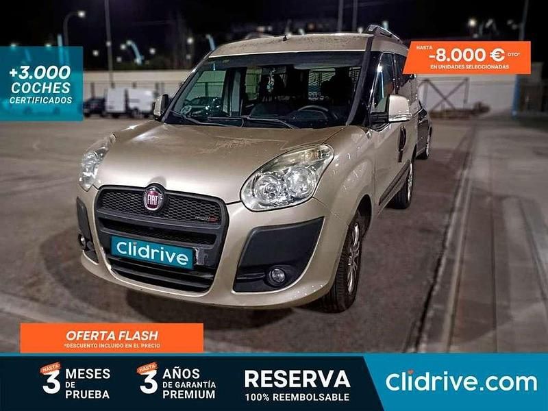 Beige Usado 2015 Fiat Doblò Easy Monovolumen | 10.990 € (Precio justo) - Imagen 1/3