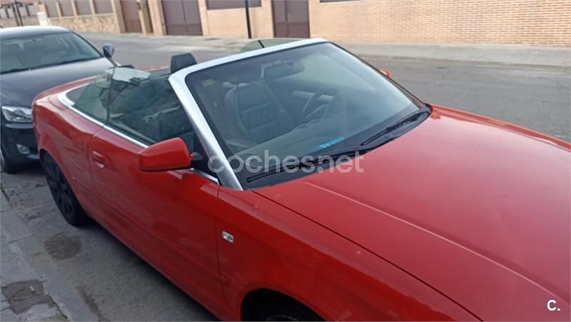 Usado Audi A4 Cabriolet S-Line 163 CV (119 kW) 2005 Rojo Descapotable