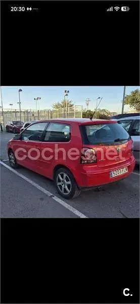 Usado VW Polo Advance 70 CV (51 kW) 2007 Rojo Utilitario