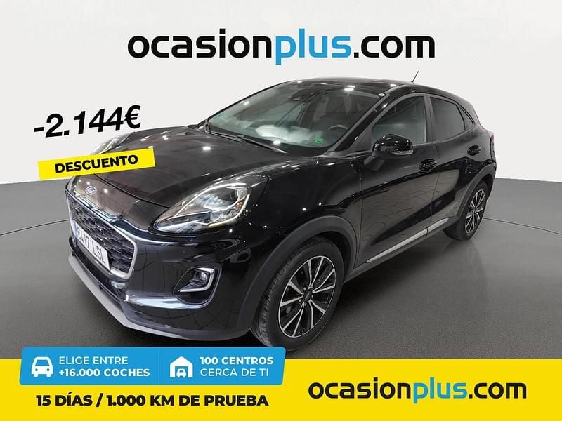 Negro Usado 2021 Ford Puma Titanium Recogida | 16.490 € (Precio justo) - Imagen 1/4
