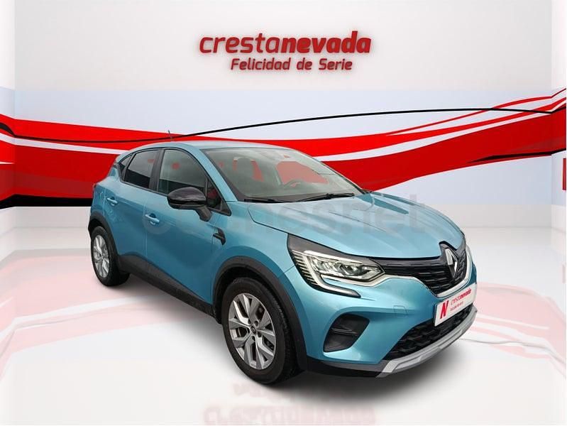 Usado Renault Captur Intens 90 CV (66 kW) 2021 Azul SUV
