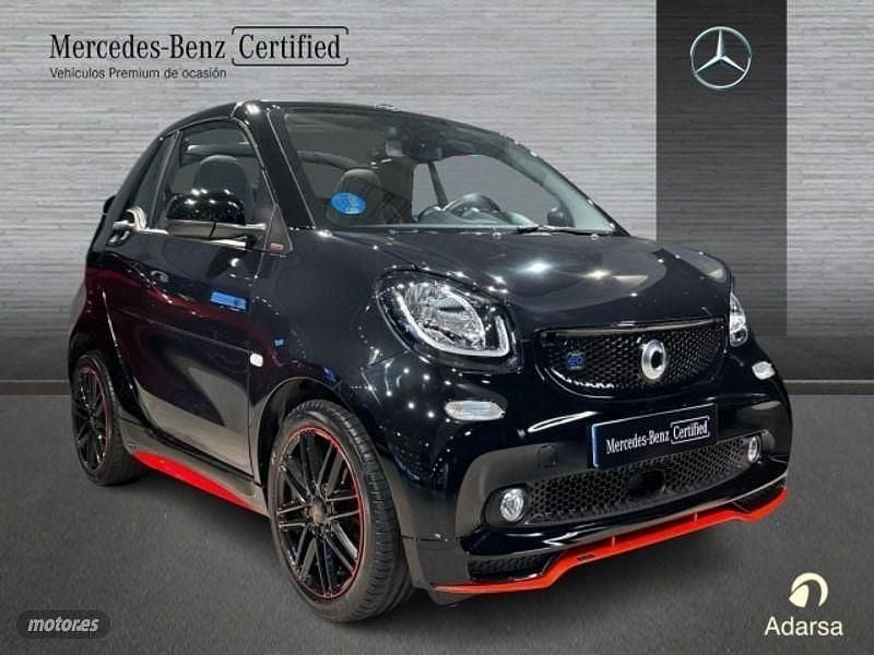 Usado Smart ForTwo Electric Drive Passion 60 kW (82 CV) 2019 Negro Descapotable