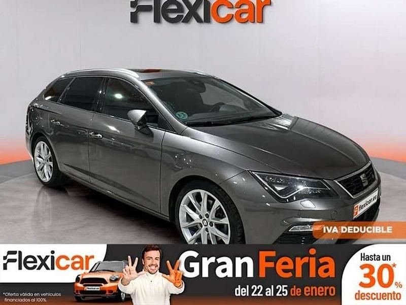 Gris Usado 2017 Seat Leon ST FR Familiar | 11.990 € (Buen precio) - Imagen 1/4
