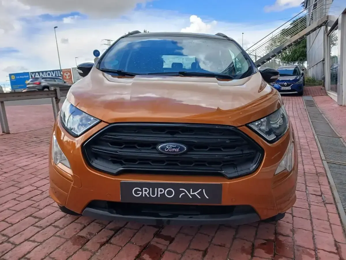 Usado Ford Ecosport Trend 125 CV (91 kW) 2018 Rojo SUV