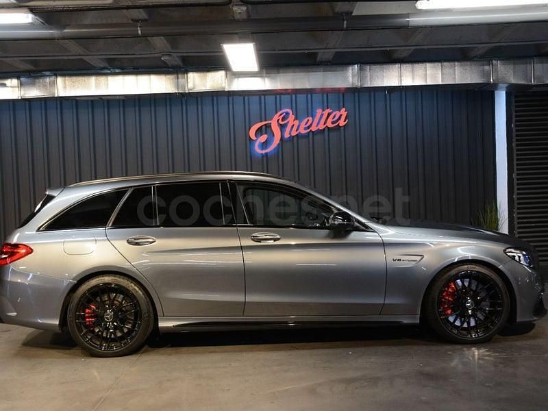 Usado Mercedes C63S AMG 510 CV (375 kW) 2019 Gris / plata Familiar