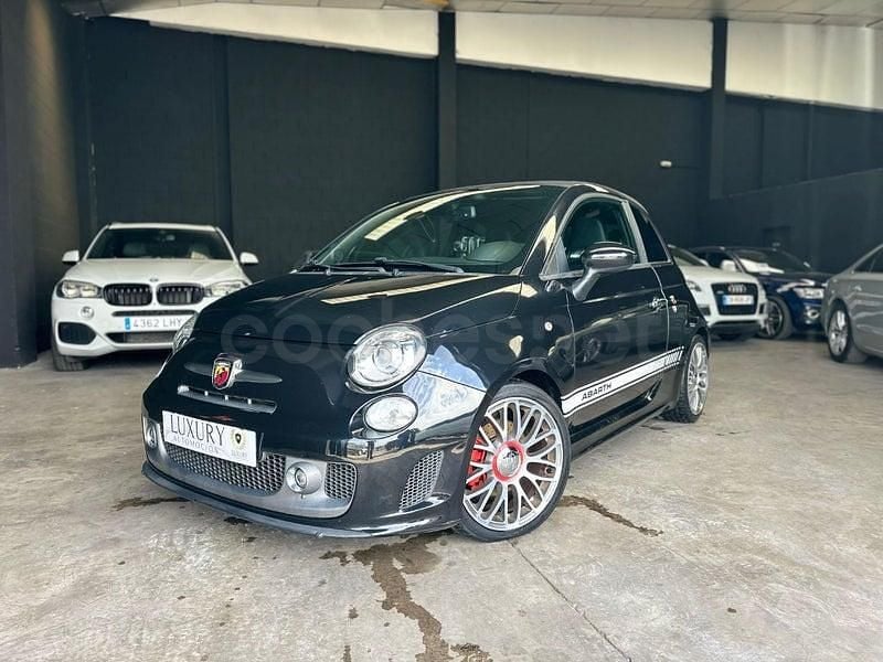 Usado Abarth 500C Turismo 160 CV (117 kW) 2013 Negro Descapotable