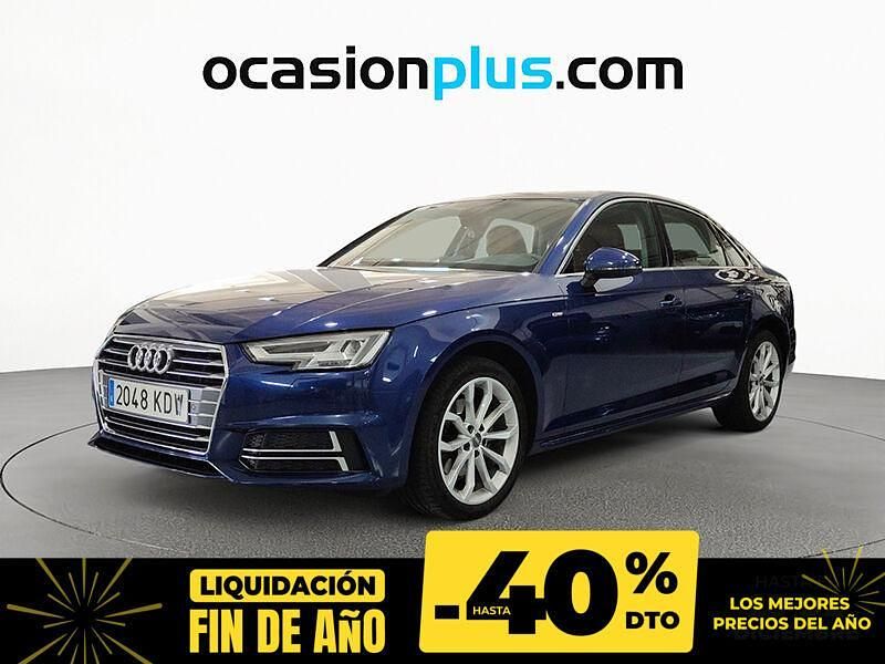 Azul Usado 2017 Audi A4 S-Line Berlina | 19.800 € (Precio justo) - Imagen 1/4