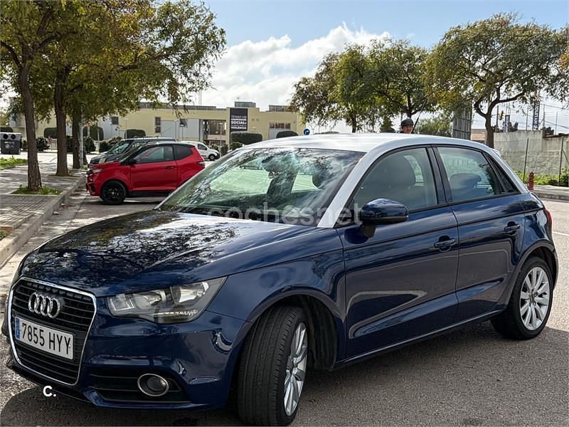 Usado Audi A1 Sportback 86 CV (63 kW) 2013 Azul Utilitario