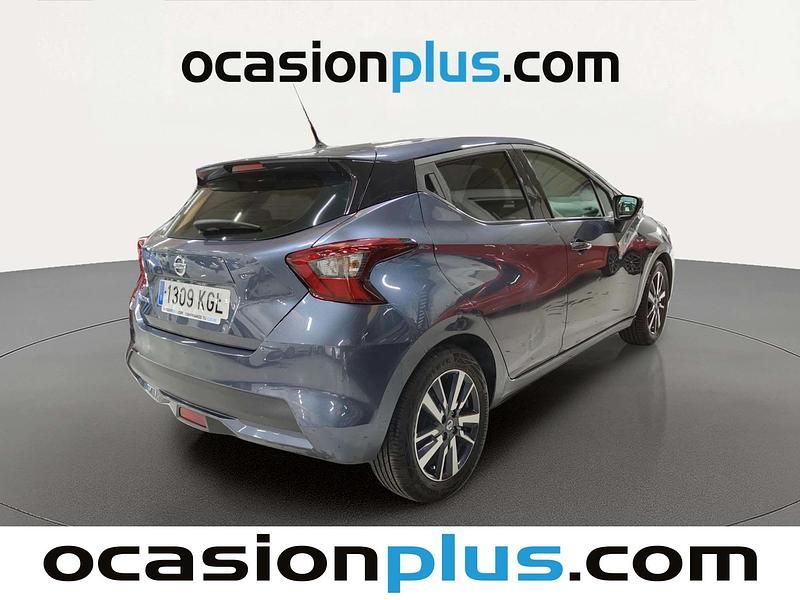 Usado Nissan Micra Acenta 71 CV (52 kW) 2017 Gris Utilitario