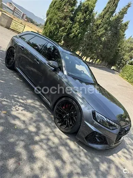 Usado Audi RS4 450 CV (330 kW) 2020 Gris / plata Familiar