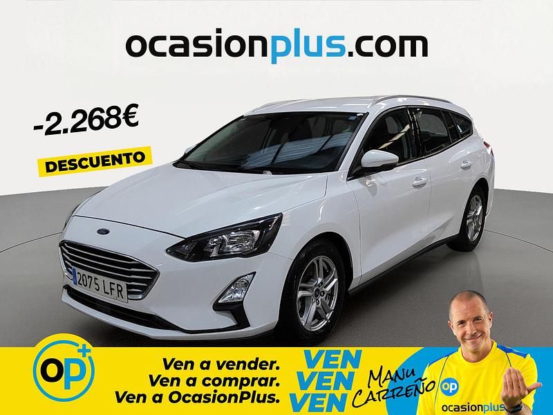 Usado Ford Focus Trend+ 120 CV (88 kW) 2020 Blanco Familiar