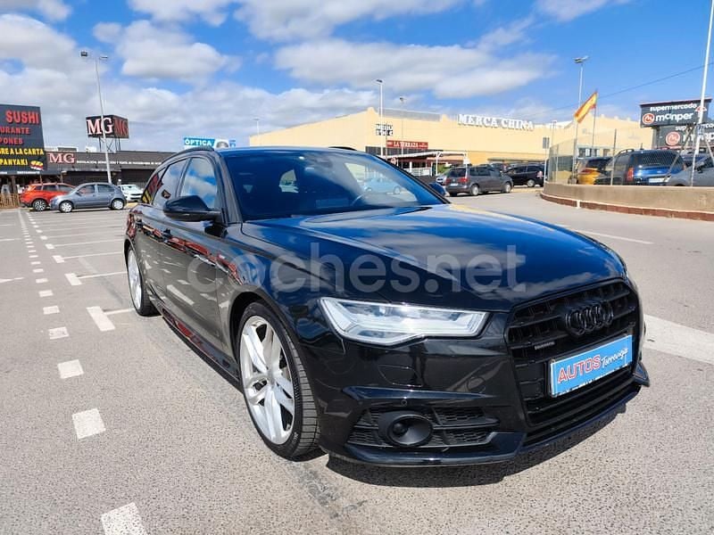 Usado Audi A6 S-Line 272 CV (200 kW) 2017 Negro Familiar