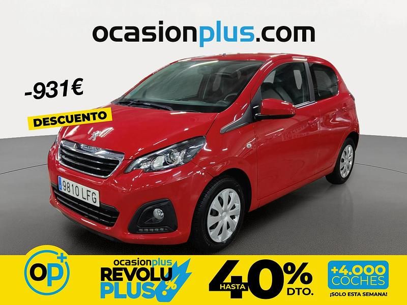 Usado Peugeot 108 Active 72 CV (52 kW) 2020 Rojo Berlina