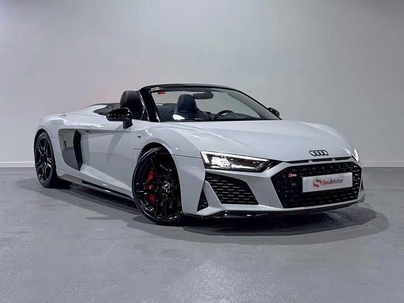 Usado Audi R8 Spyder Performance 620 CV (456 kW) 2019 Blanco Descapotable