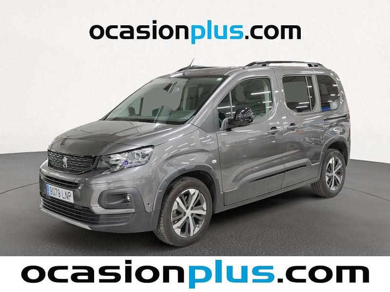 Gris Usado 2021 Peugeot Rifter GT Monovolumen | 20.264 € (Precio justo) - Imagen 1/4