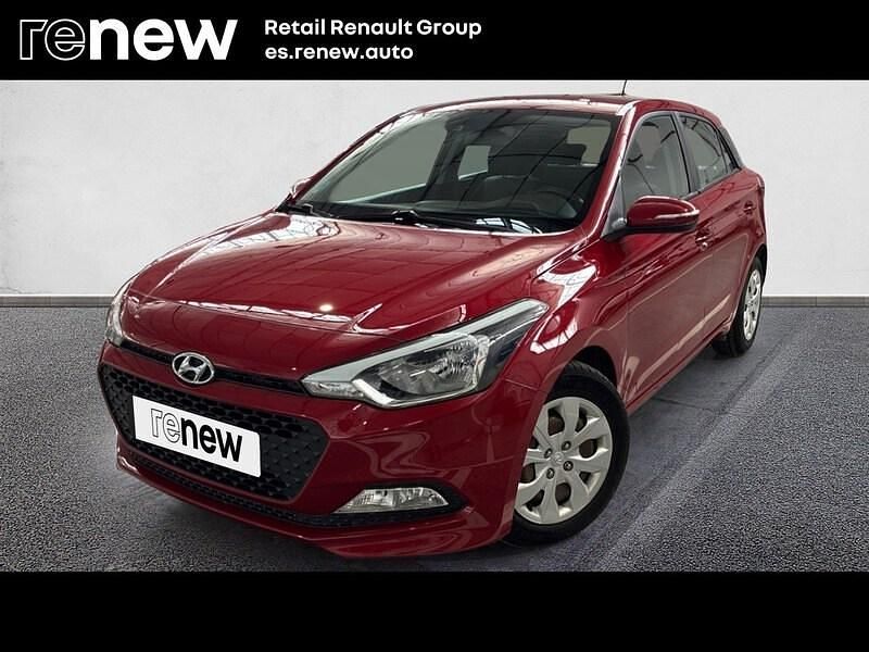 Rojo Usado 2017 Hyundai i20 Berlina | 10.450 € (Precio justo) - Imagen 1/4