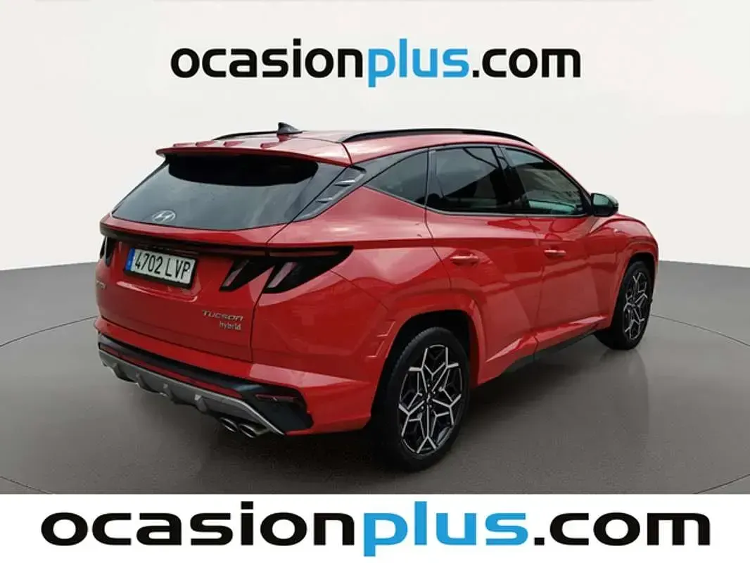 Usado Hyundai Tucson N Line 150 CV (110 kW) 2021 Rojo SUV