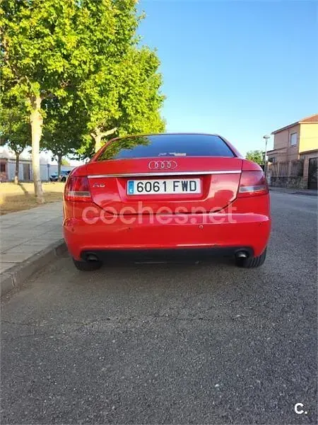 Usado Audi A6 140 CV (102 kW) 2007 Rojo Berlina