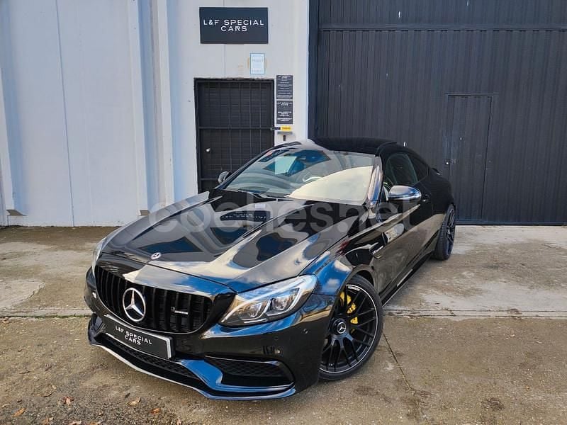 Usado Mercedes C63 AMG 476 CV (350 kW) 2017 Negro Coupe