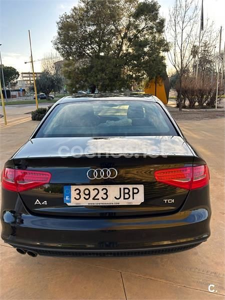Usado Audi A4 S-Line 150 CV (110 kW) 2014 Negro Familiar