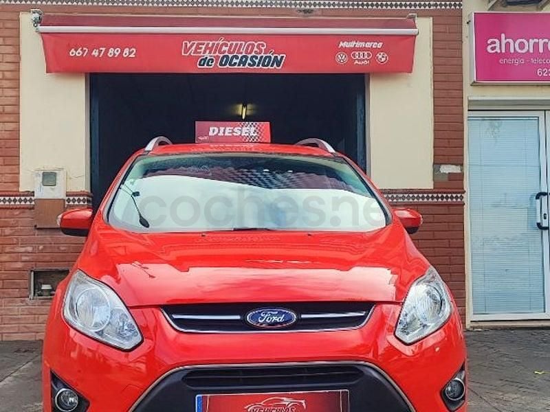 Rojo Usado 2014 Ford Grand C-Max Trend Monovolumen | 9500 € (Precio justo) - Imagen 1/4