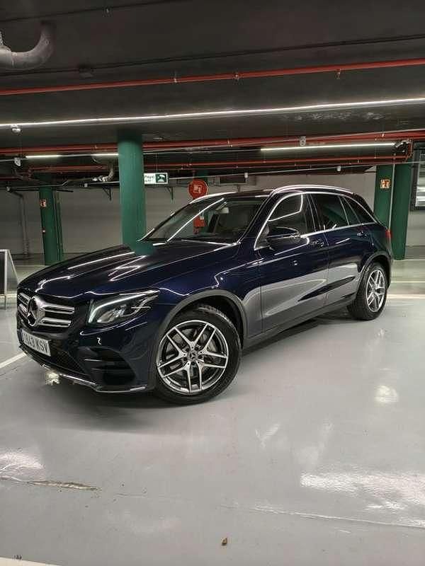 Usado Mercedes GLC220 170 CV (125 kW) 2019 Azul SUV