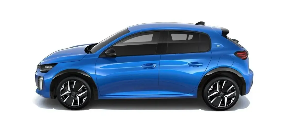 Usado Peugeot e-208 GT 100 kW (136 CV) 2024 Azul Utilitario