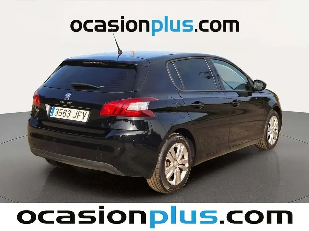 Usado Peugeot 308 Active 131 CV (96 kW) 2015 Negro Utilitario