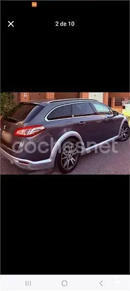 Usado Peugeot 508 RXH 200 CV (147 kW) 2013 Negro Familiar