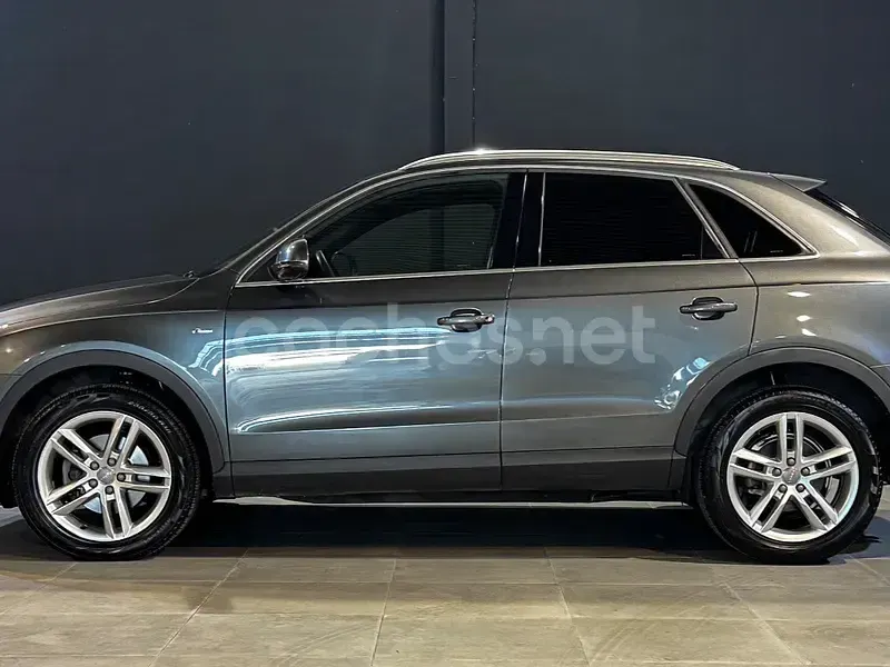 Usado Audi Q3 S-Line 140 CV (102 kW) 2014 Gris / plata SUV