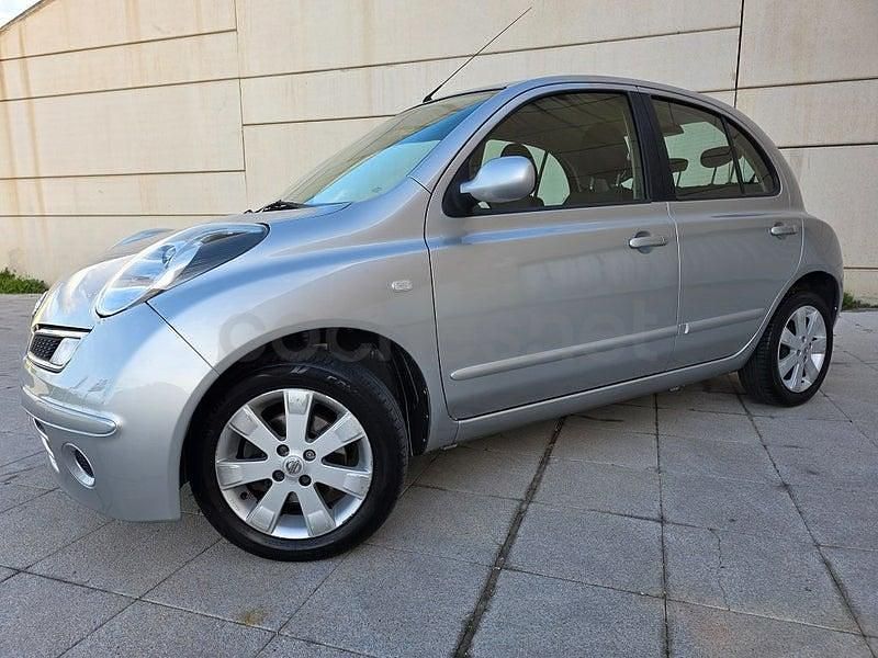 Gris / plata Usado 2009 Nissan Micra Acenta+ Berlina | 4999 € (Precio justo) - Imagen 1/4