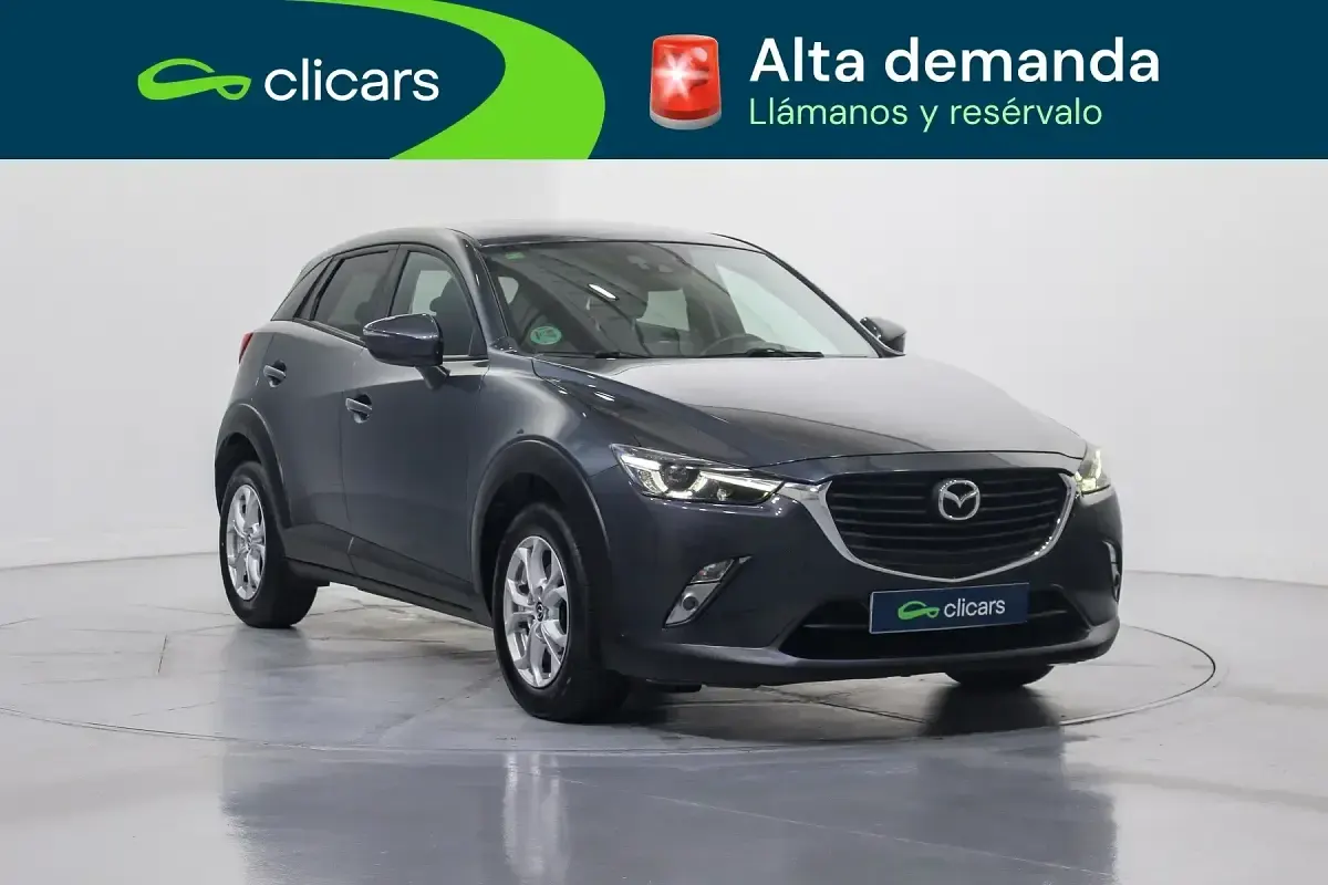 Usado Mazda CX-3 Style 105 CV (77 kW) 2016 Gris / plata SUV