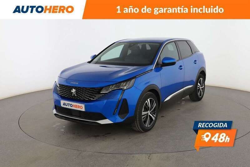 Amarillo Usado 2021 Peugeot 3008 Allure Monovolumen | 15.713 € (Buen precio) - Imagen 1/3