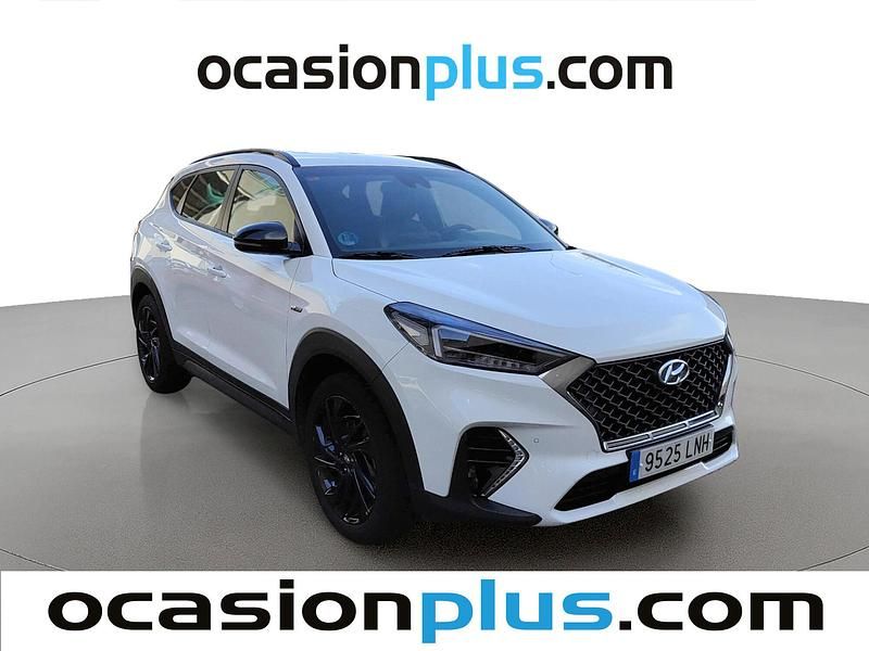 Usado Hyundai Tucson N Line 136 CV (100 kW) 2021 Blanco SUV