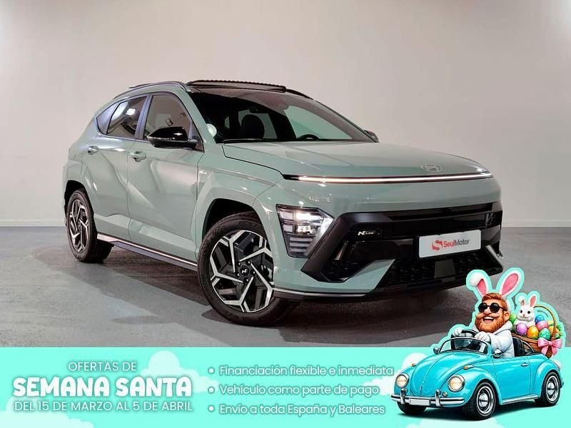 Usado Hyundai Kona N Line 138 CV (101 kW) 2024 Verde SUV