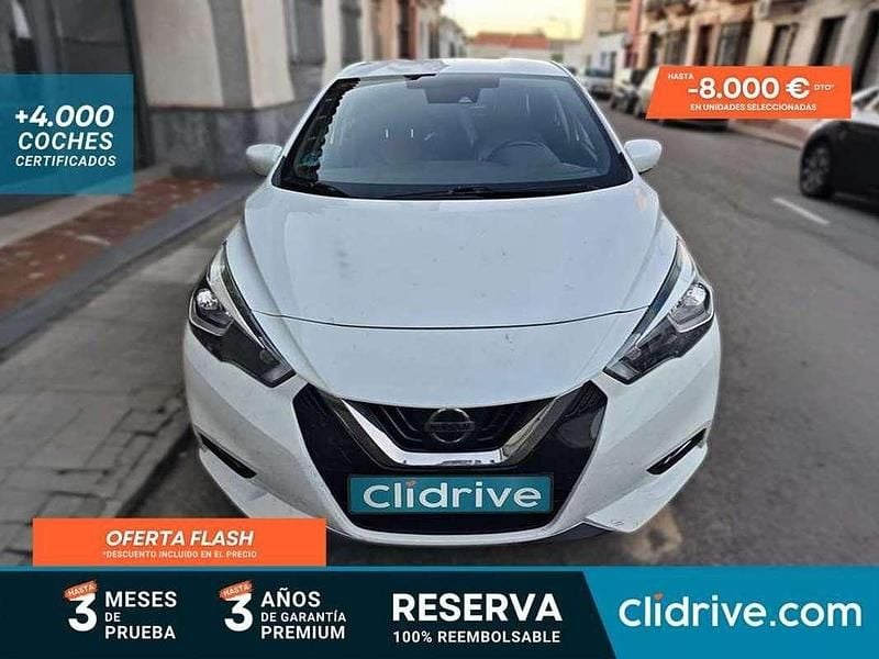 Usado Nissan Micra N-Connecta 90 CV (66 kW) 2017 Blanco Utilitario
