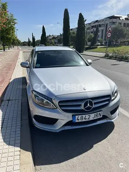 Usado Mercedes C220 170 CV (125 kW) 2016 Gris / plata Familiar