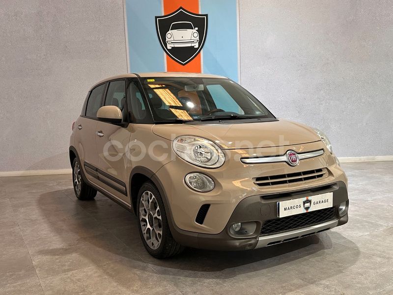 Beige Usado 2014 Fiat 500L Trekking Monovolumen | 7990 € (Precio justo) - Imagen 1/4