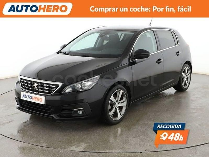 Usado Peugeot 308 Allure 130 CV (95 kW) 2019 Negro Berlina
